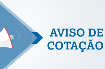 AVISO DE COTAÇÃO