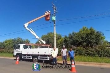 Distrito Industrial agora tem Iluminação Pública LED