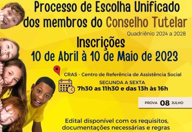 PROCESSO DE ESCOLHA UNIFICADO DOS MEMBROS DO CONSELHO TUTELAR 